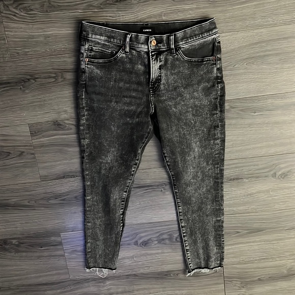 Express mid rise skinny jeans size 12 petite